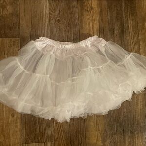 White Layered Tulle Petticoat.